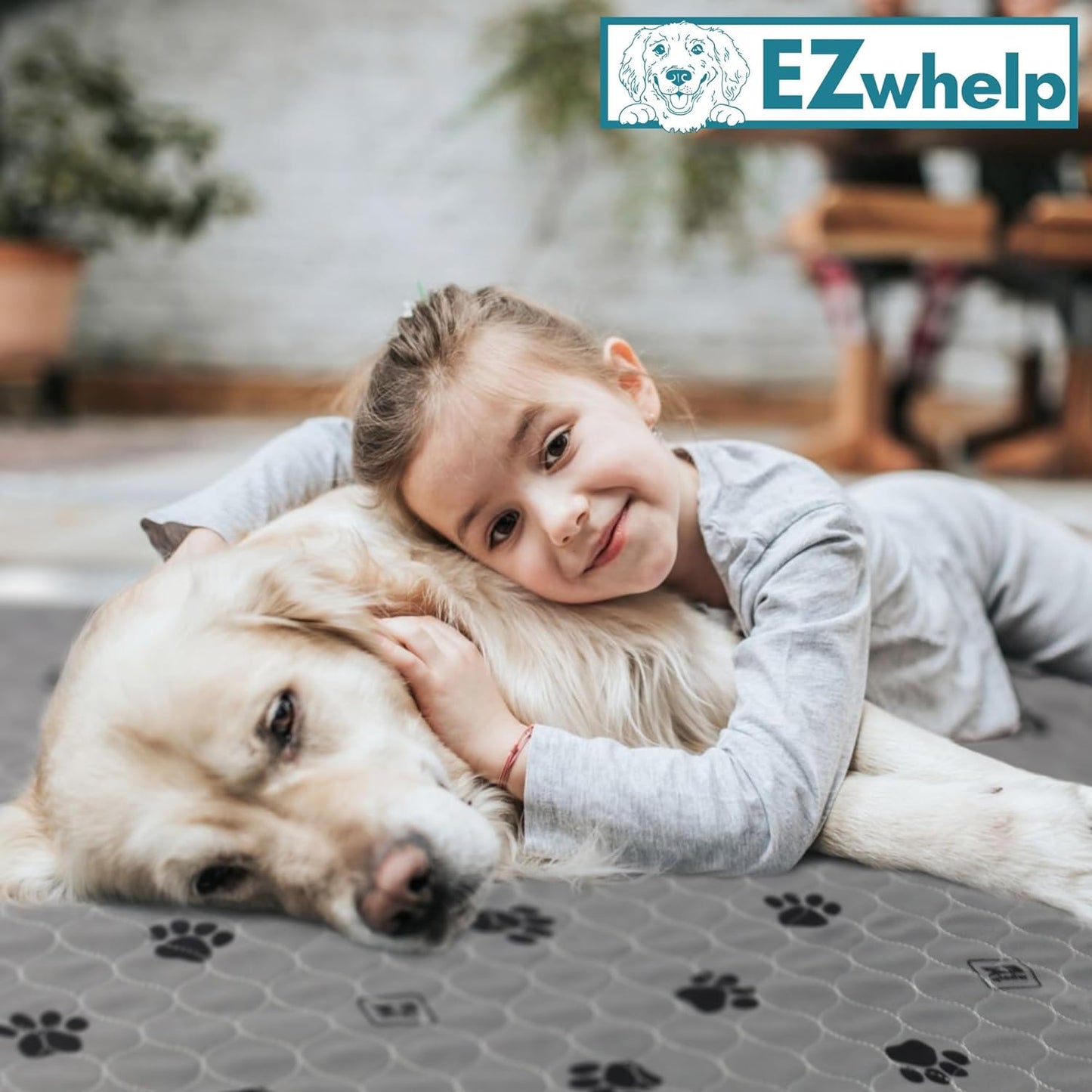 EZwhelp Reusable Quick Dry Pads - Heavy Absorbency - Dog Crate Blanket - EZwhelp