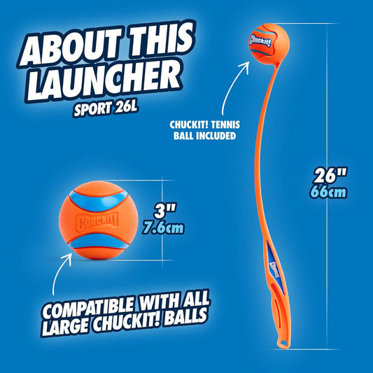 ChuckIt Dog Sport Launcher 26L - dog toy - The Family Pet