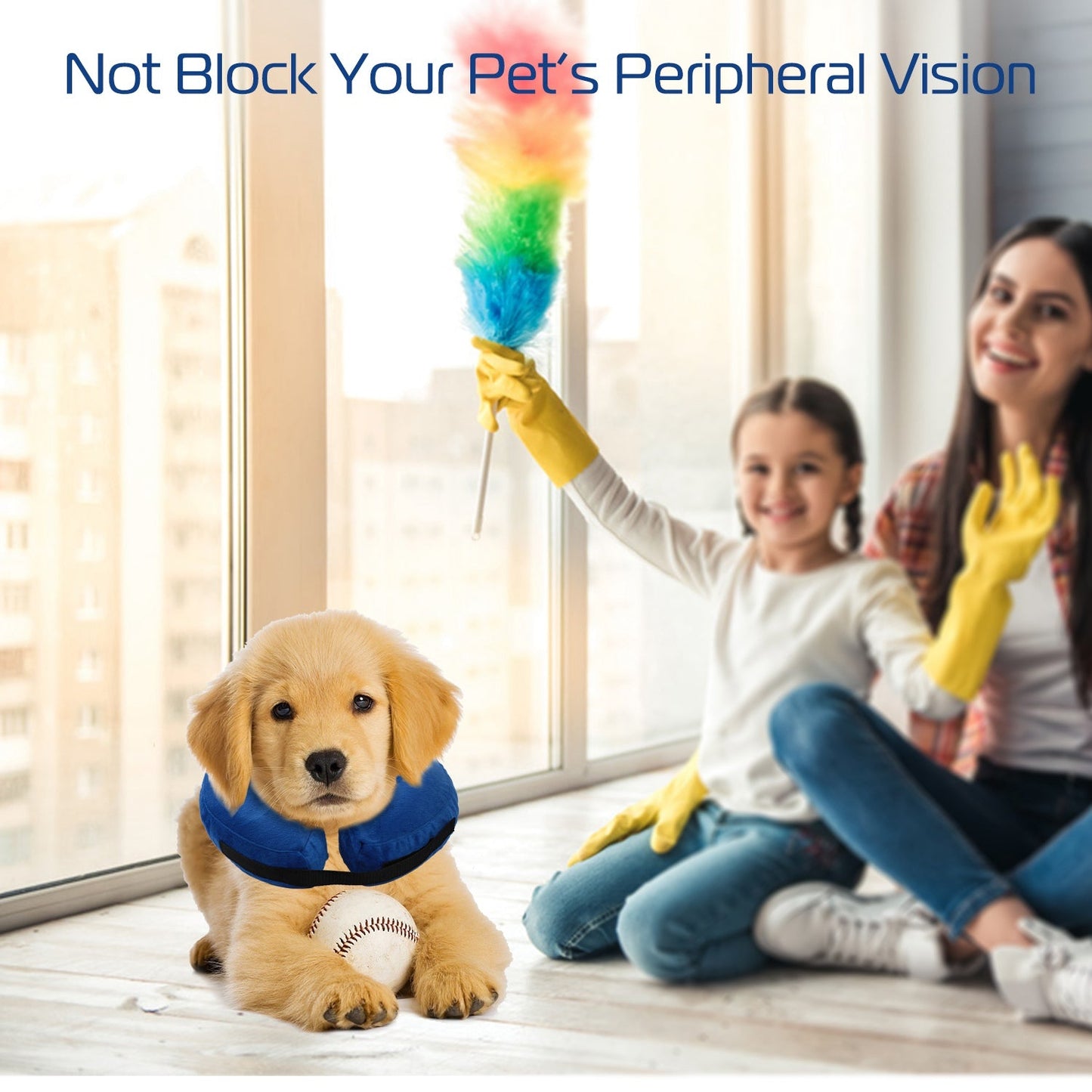 GBruno Dog Protective Inflatable Collar