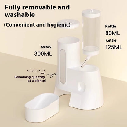 Pet Zen 2-in-1 Automatic Hamster Food Bowl and Water Feeder