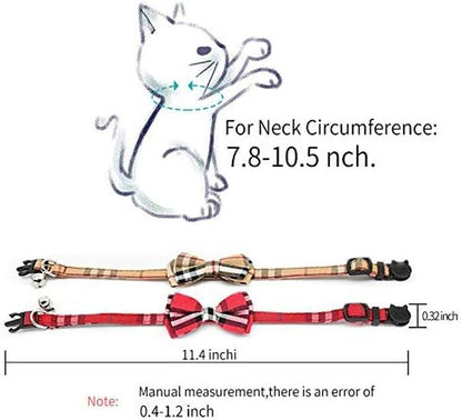 Cat Collar Breakaway 2 Pack Safety Kitty Dogs 🐱