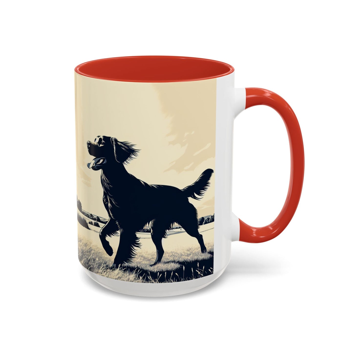 Flat Coated Retriever Accent Coffee Mug - Perfect Gift for