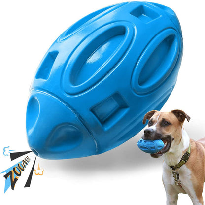 Pet Supplies Dog Toys Rubber Sounding Rugby Wear-Resistant