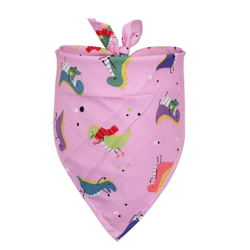 Pet Accessories Summer Pet Drool Towel Fruit Style Pet Scarf Pure Cotton Dog Triangle Scarf - Purrfect Pet Kingdom