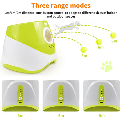 Automatic Rechargeable Tennis Ball Launcher for Active Dogs