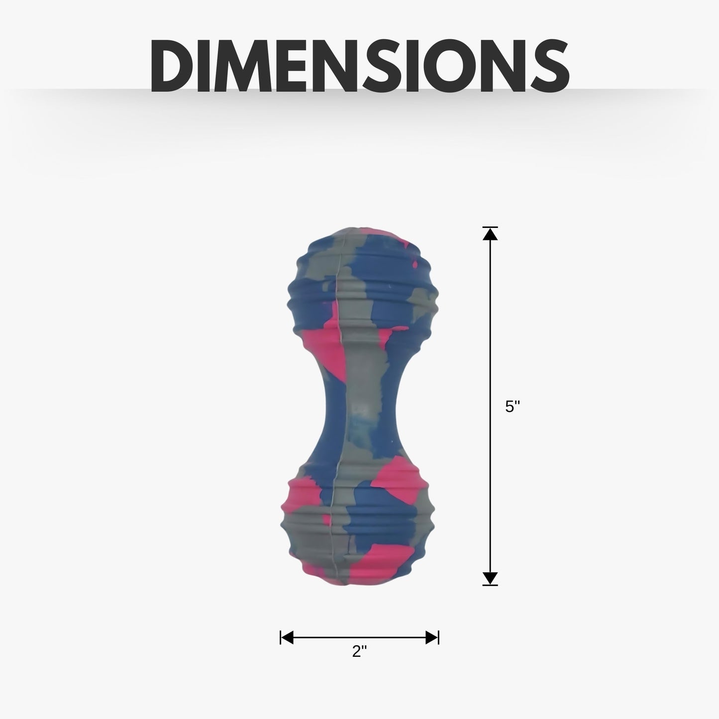 Natural Rubber Dumbbell Dog Chew Toy – Durable & Safe, Fun &