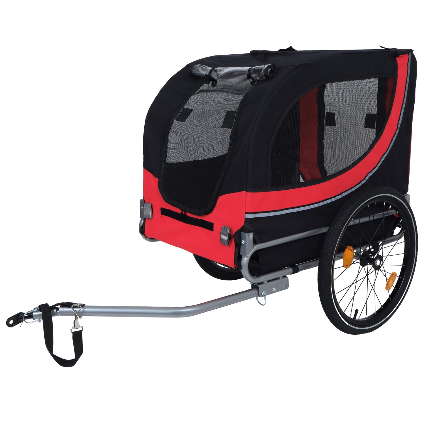 Large Folding Bike Trailer for Dogs ? 66LB Capacity All-Terr