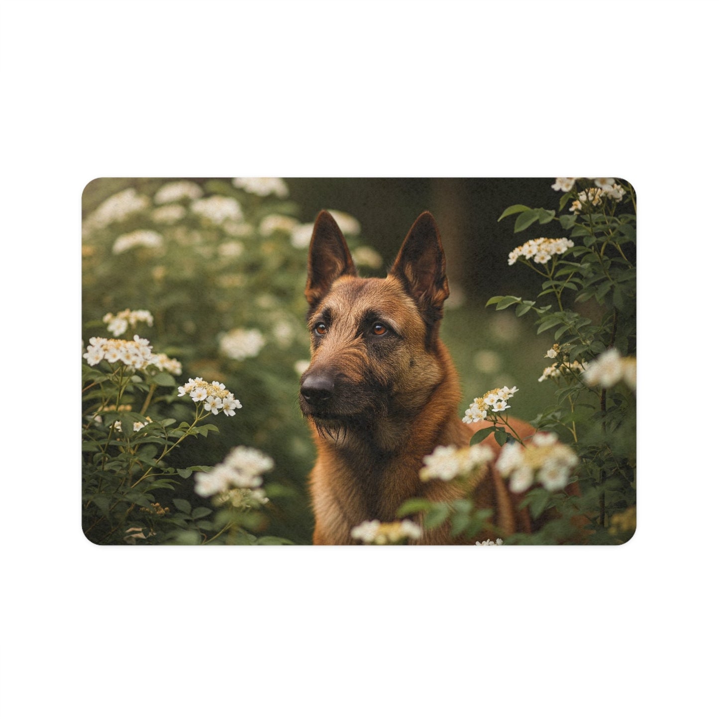 Pet Food Mat (12x18) - Belgian Shepherd Dog Laekenois