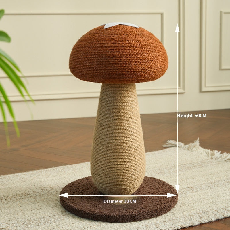 Cat Climbing Frame Mushroom Sisal Cat Scratch Board No