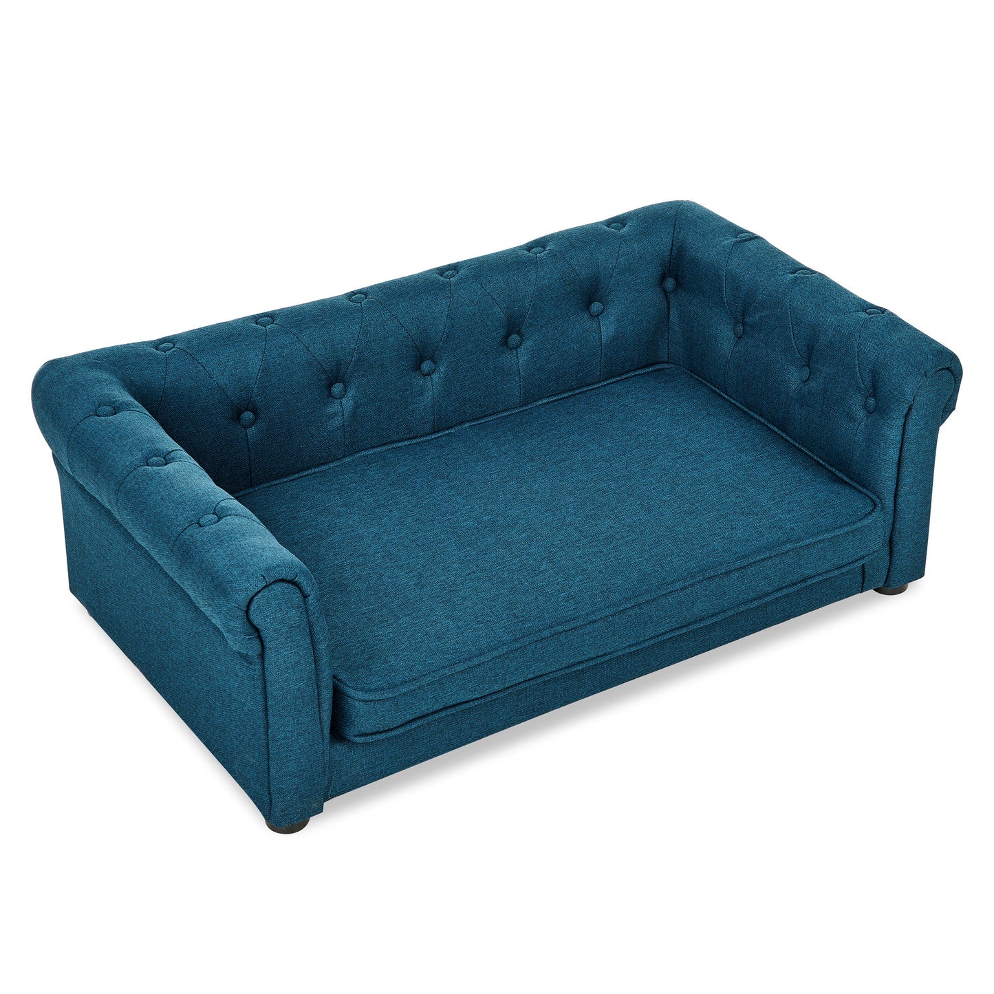 Elegant Rectangle Pet Bed, Durable Elevated Dog Sofa Bed,