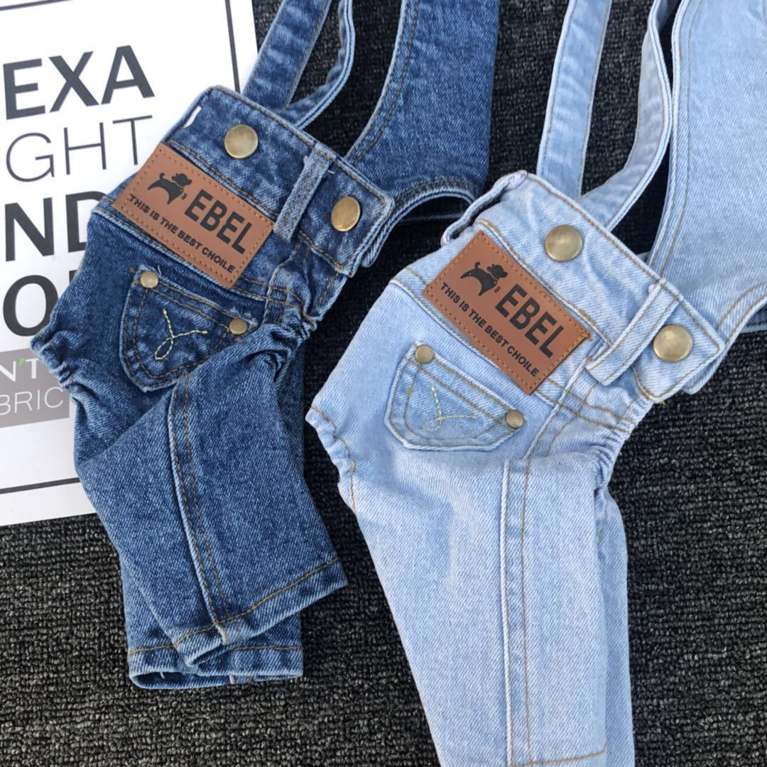 Denim Jumpsuit for Small Pets - Purrfect Pet Kingdom