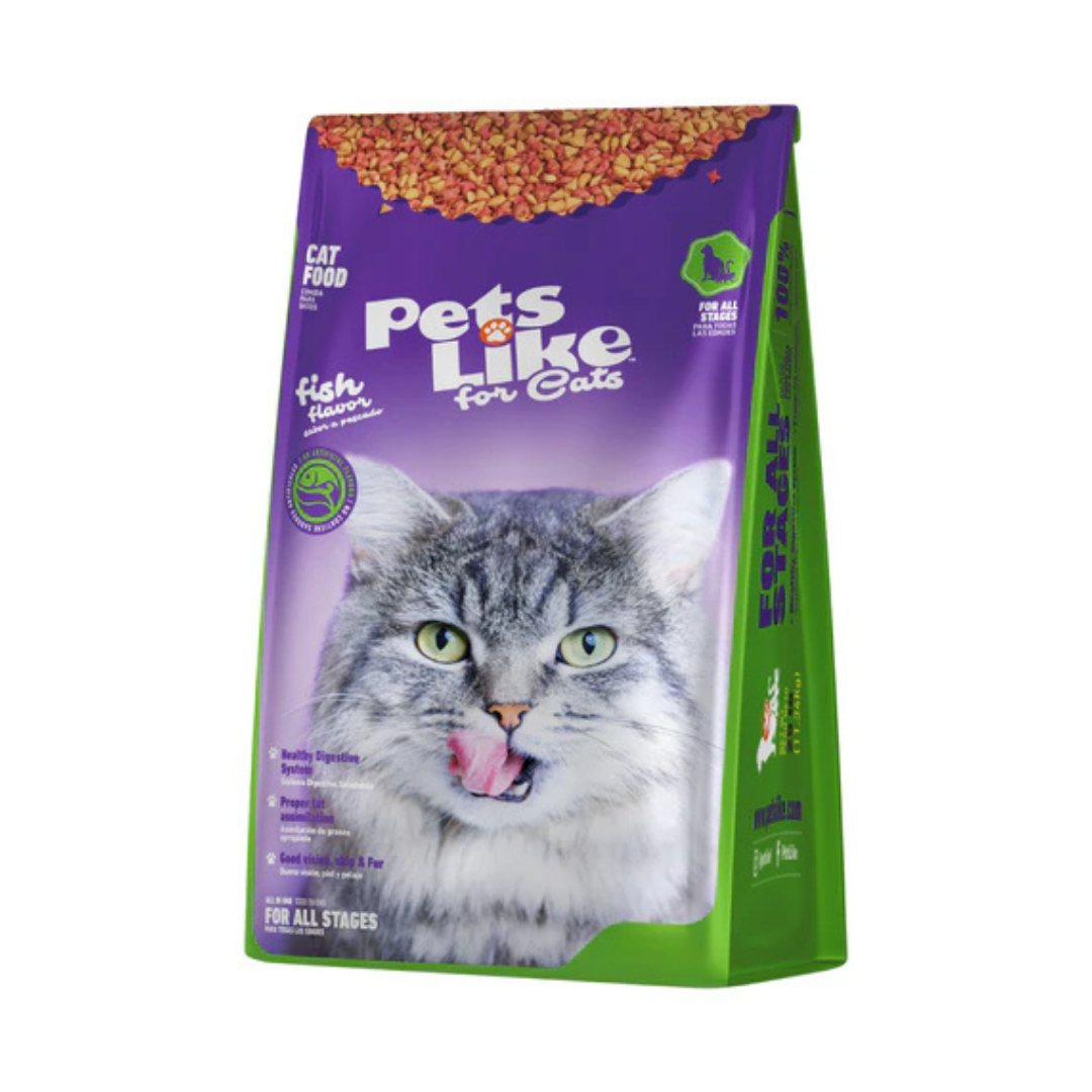 Premium Fish Flavor Dry Cat Food For All Life Stages 16 Lbs