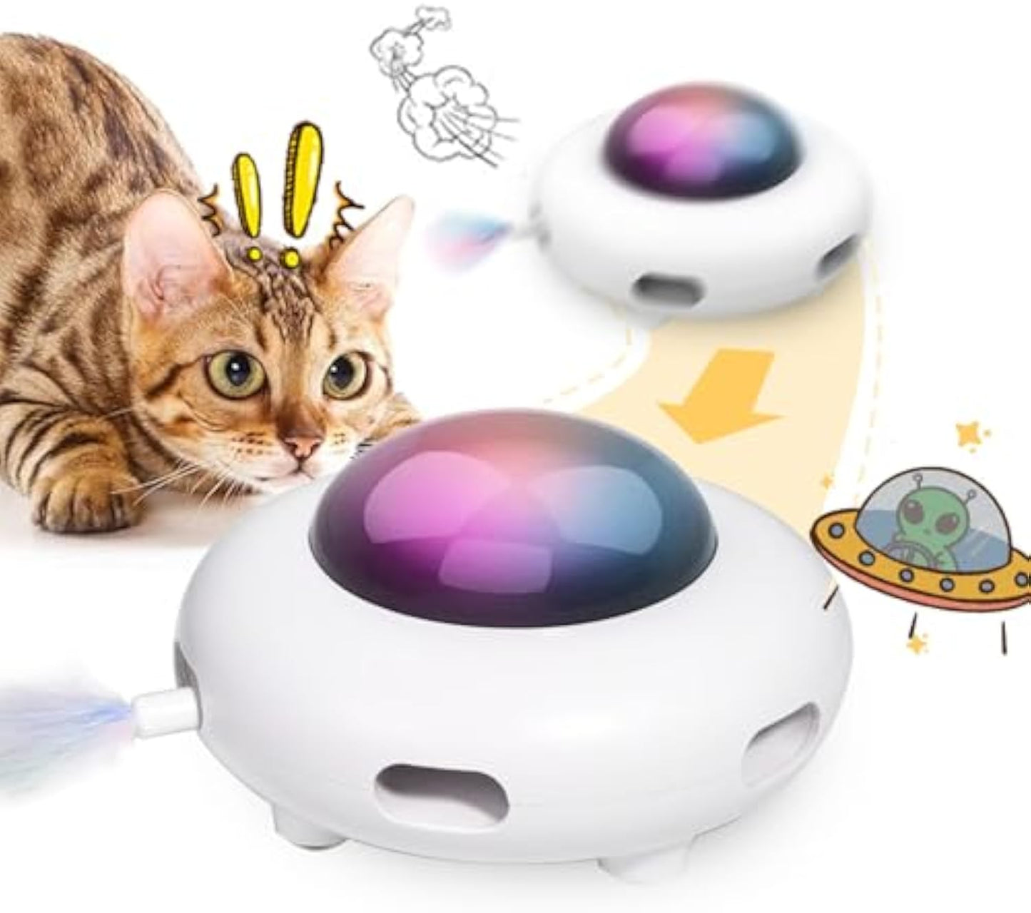 Interactive Cat Toys For Indoor Cats Automatic Kitten Toys