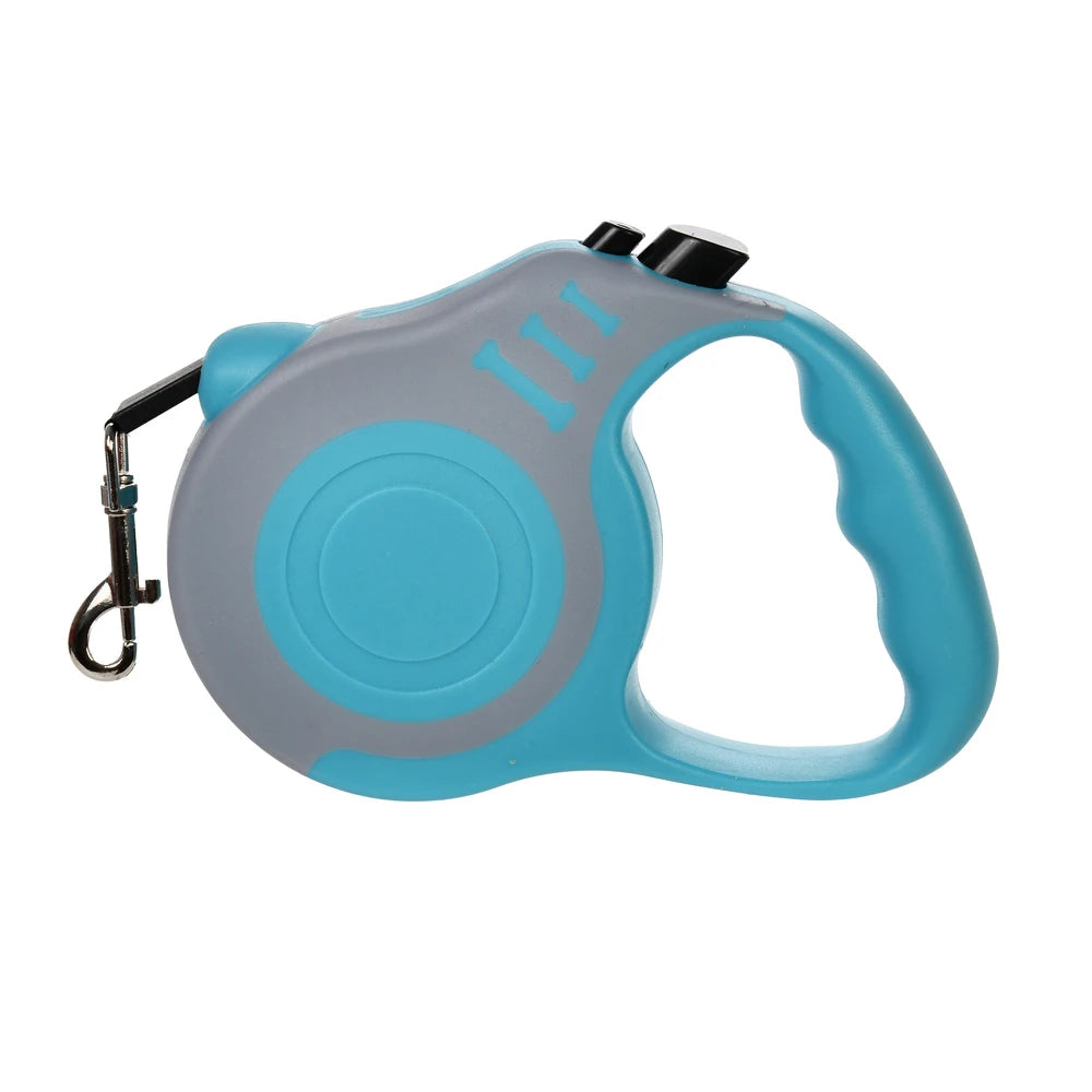 3M/5Metre Dog Leash Walking Automatic Pet Collar ABS Case Nylon Rope Dog Harness Dog footprint Puppy Dog Footprints Keychain