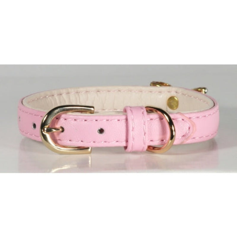 Crystal Bow Pet Collar in Pink or Black