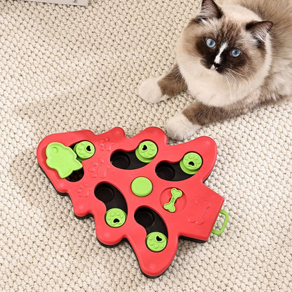 Interactive Heirloom Slow Feeder Puzzle for Dogs and Cats