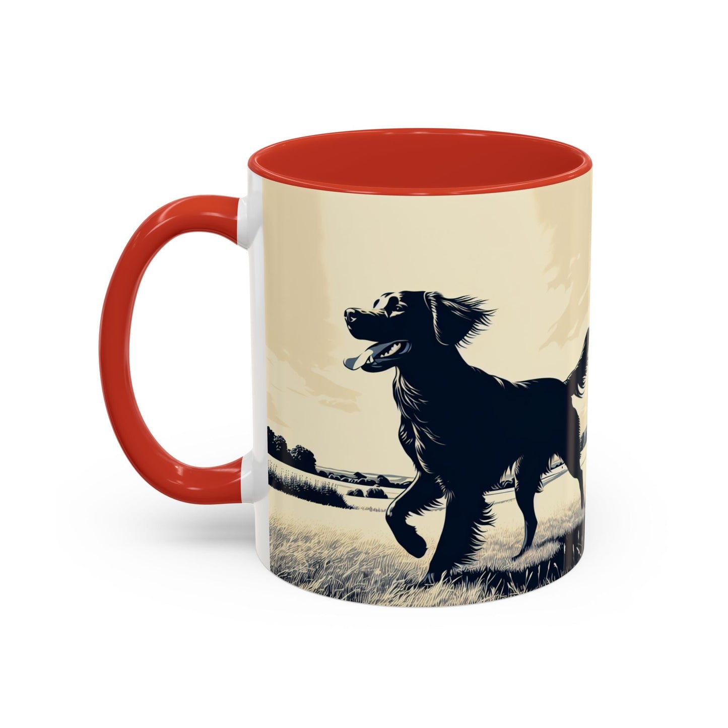 Flat Coated Retriever Accent Coffee Mug - Perfect Gift for