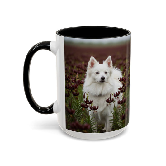 American Eskimo Dog Accent Coffee Mug - Perfect Gift for Dog Lovers