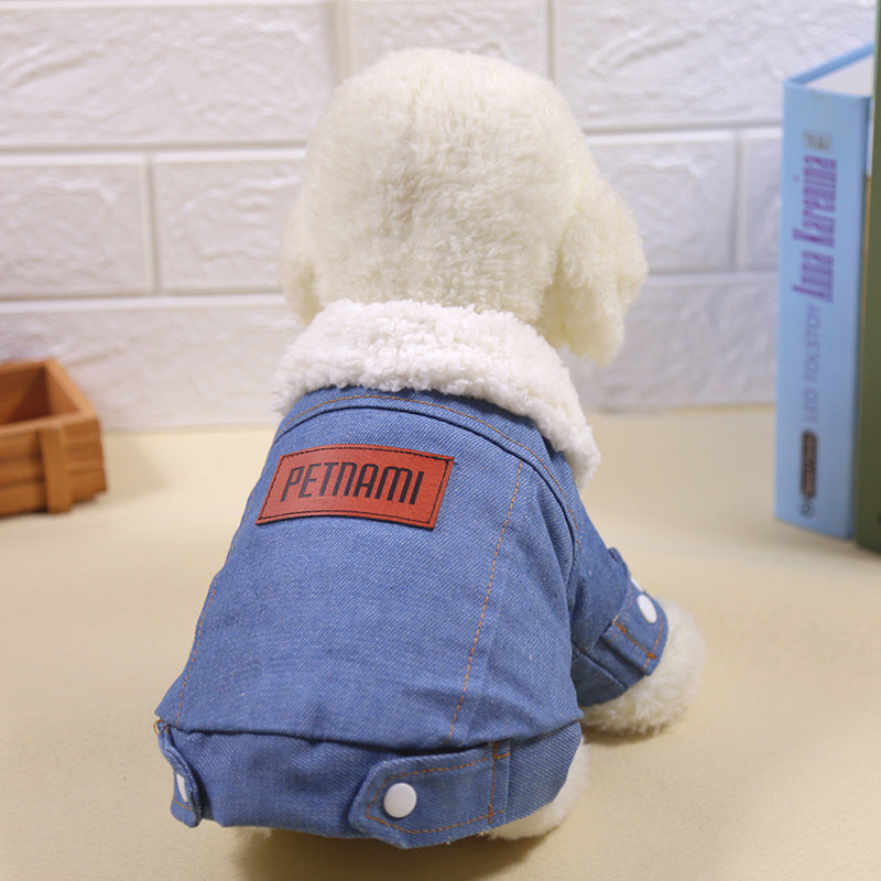 Pet Bichon Pomeranian Small Puppy Warm Thickened Winter