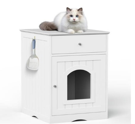 Wooden Pet House - 9Lives Cat Food - The Family Pet