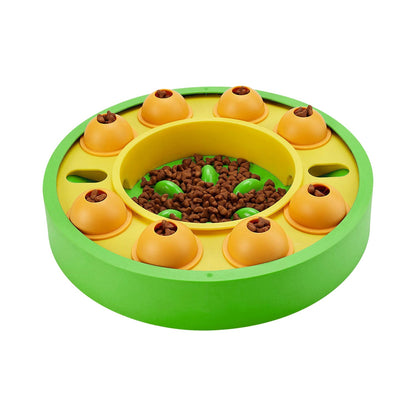 Dog Puzzle Food Feeder Slow Feeding Bowl Interactive Toy Dog