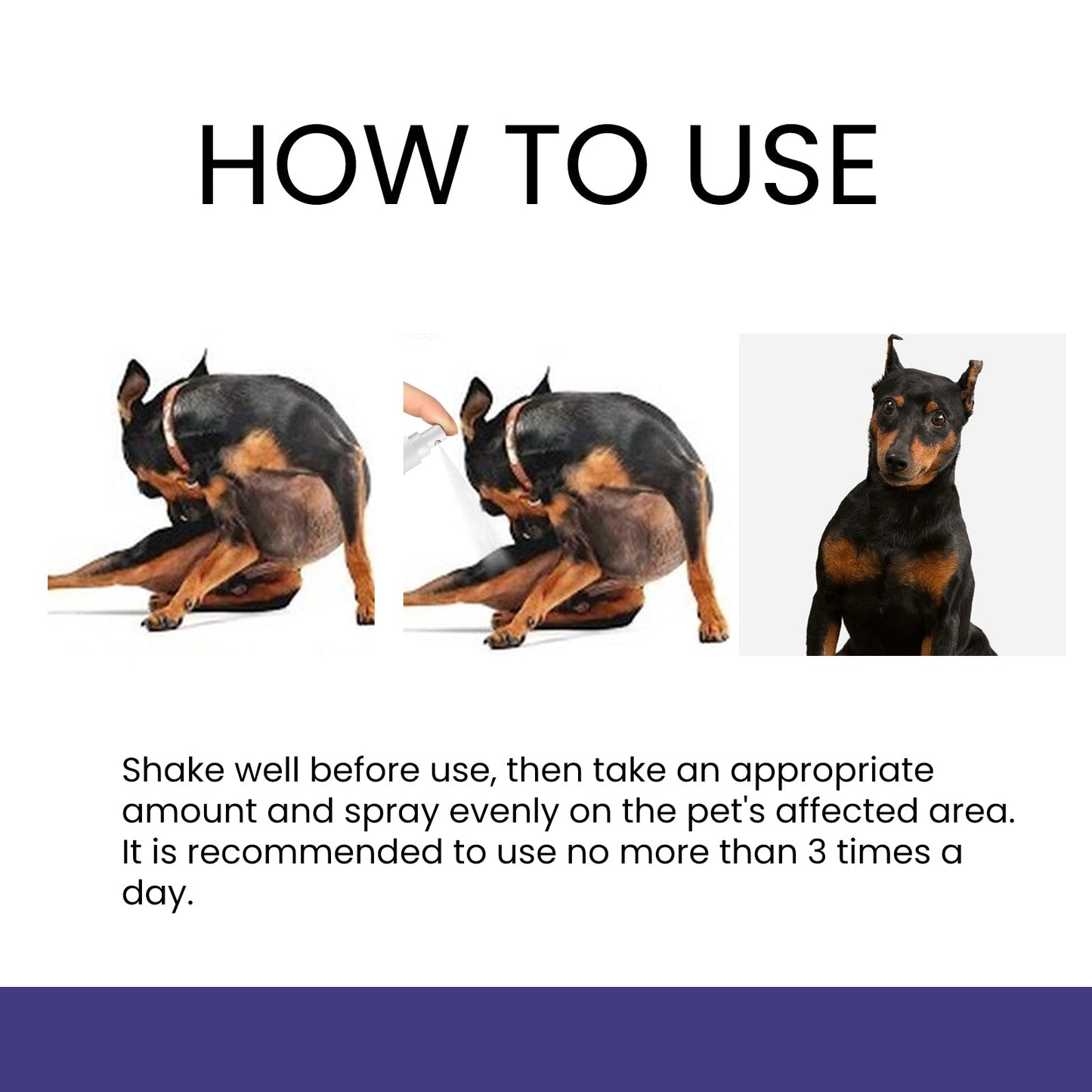 Pet Anti-Itch Spray, Pet Universal Cleaning And Soothing Skin Fur For Anti-Mite Anti-Bug Anti-Itch Spray