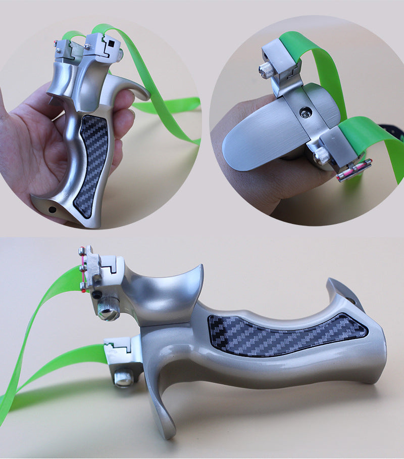Titanium Alloy Slingsshot Integrated Clip Extended Hand Guard Cover Outdoor Hunting And Shooting Competitive Slingshot - Purrfect Pet Kingdom