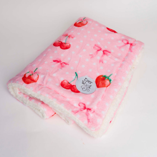 Sweet Cherie Dog Blanket