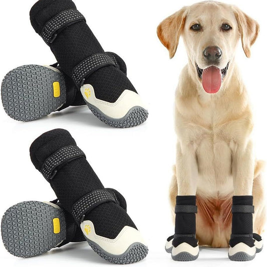 Soft-soled No Heel Slippage Medium Large Dog Shoes