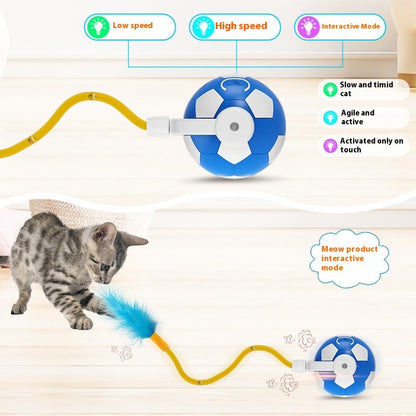 Bite-resistant Electric Cat Teasing Self-Hi Interactive Pet