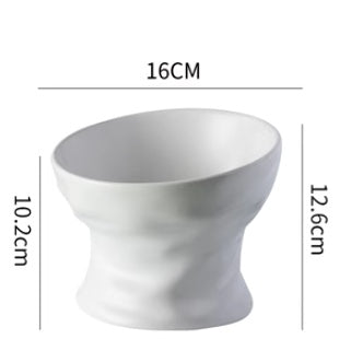 Cat Bowl High Ceramic Protection Cervical Spine Dog Food