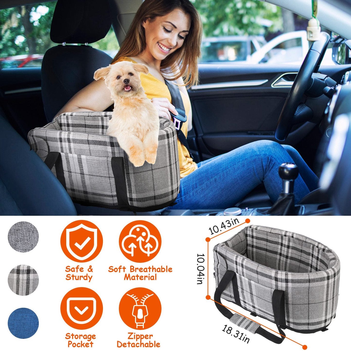 GBruno Console Pet Car Seat