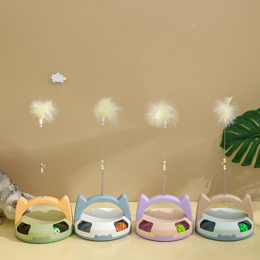 Chew-Resistant Cat Teaser Toy