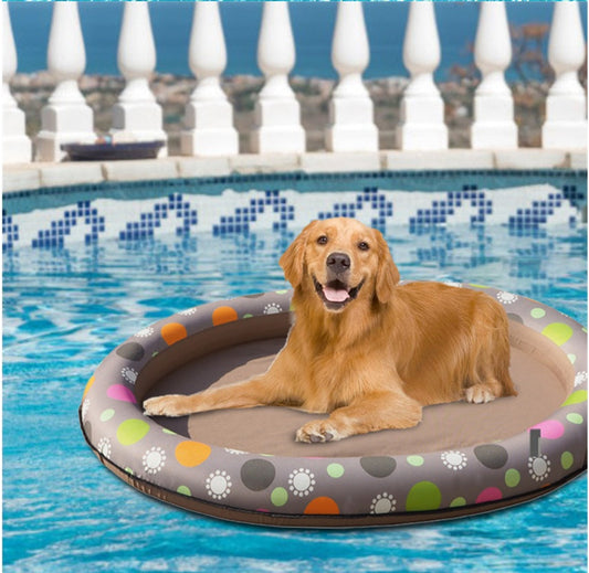 Portable Inflatable Dog Swimming Pool Hammock Floating Bed