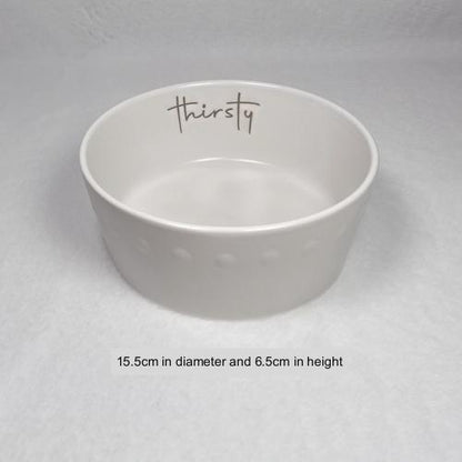 Tail Single Medium Anti-tip Neck Guard Cute Dog Bowl