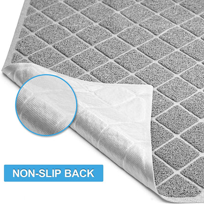 Cat Litter Mat Waterproof Non-Slip Traps Litter 🐱