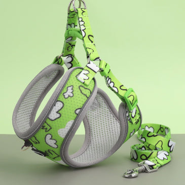 Pet's Chest-back Traction Dog Walking Chest Strap