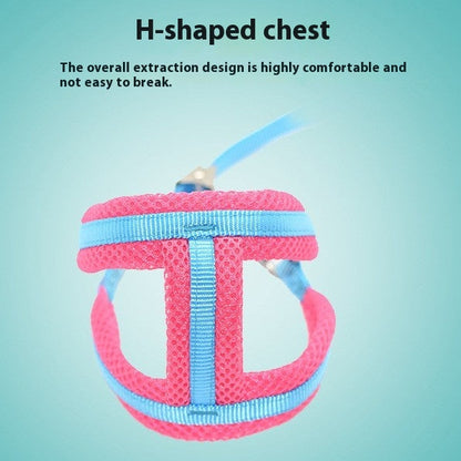 Dog Hand Holding Rope Chest Strap Nylon Clip