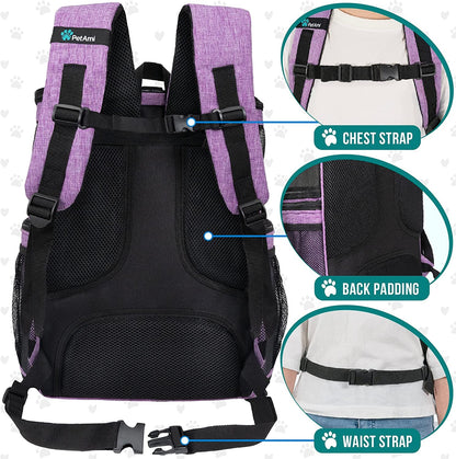 Pet Carrier Backpack Dogs Cats Travel 18 Lbs 🎒