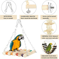 8 Pack Bird Toys for Cage Accessories