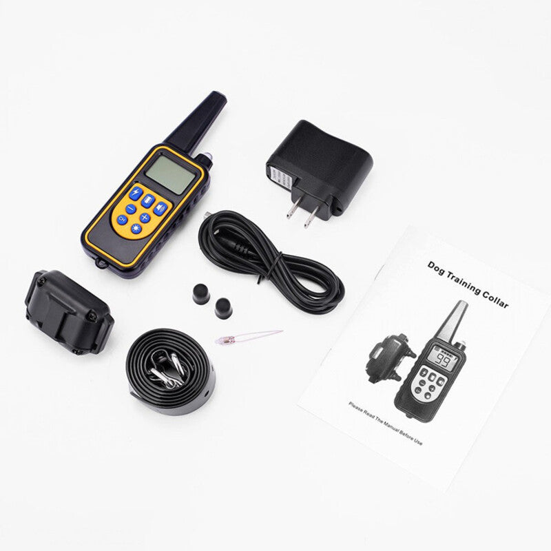 V.I.P Digital Presence vibration anti bark collar for dogs with remote control, charger, and user manual