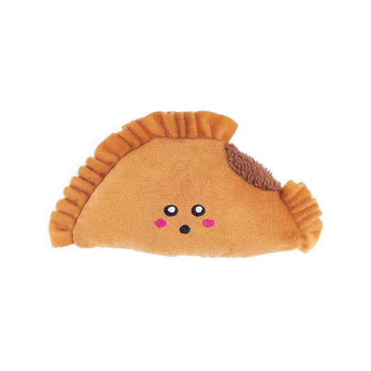 NomNomz Empanada Squeaky Plush Pet Toy