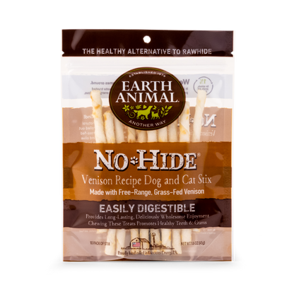 Dog Chews Venison Stix 10pk Earth Animal 🦌