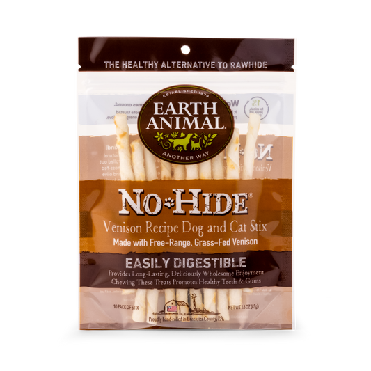 Earth Animal No Hide Venison Pet Stix (10pk) (1.6oz)