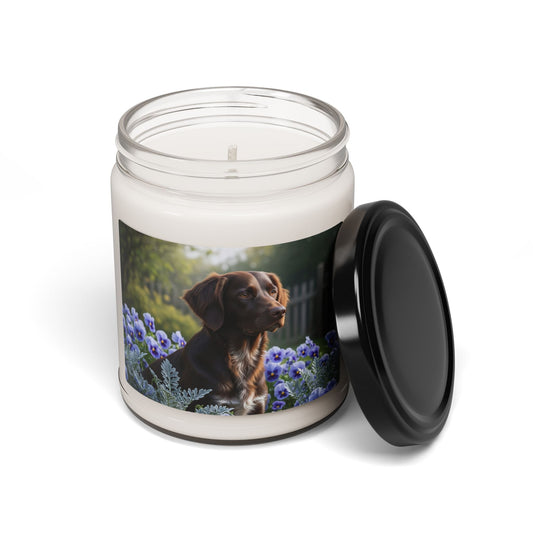 Small Munsterlander- Scented Soy Candle, 9oz