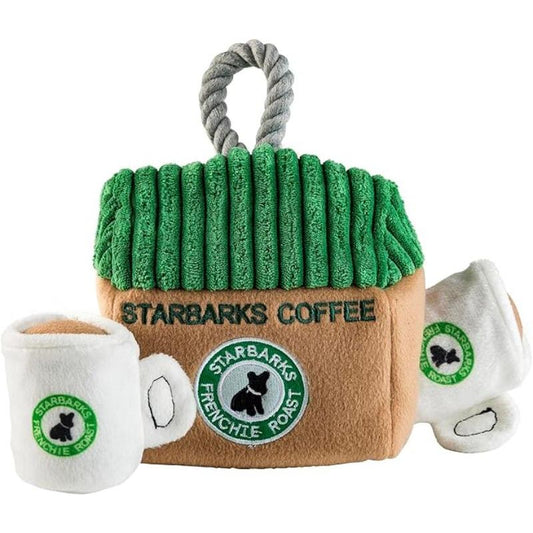 Starbarks Coffee House Interactive Plush Dog Toy