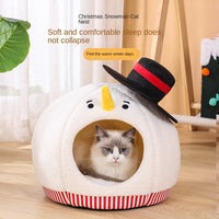 Cat Nest: Semi enclosed Cat House for All Seasons, Cute