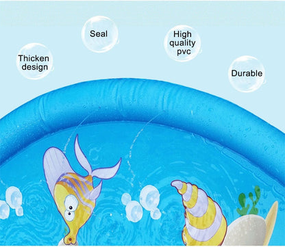 Dog Sprinkler Pad Cooling Mat Play Water Splash 💦