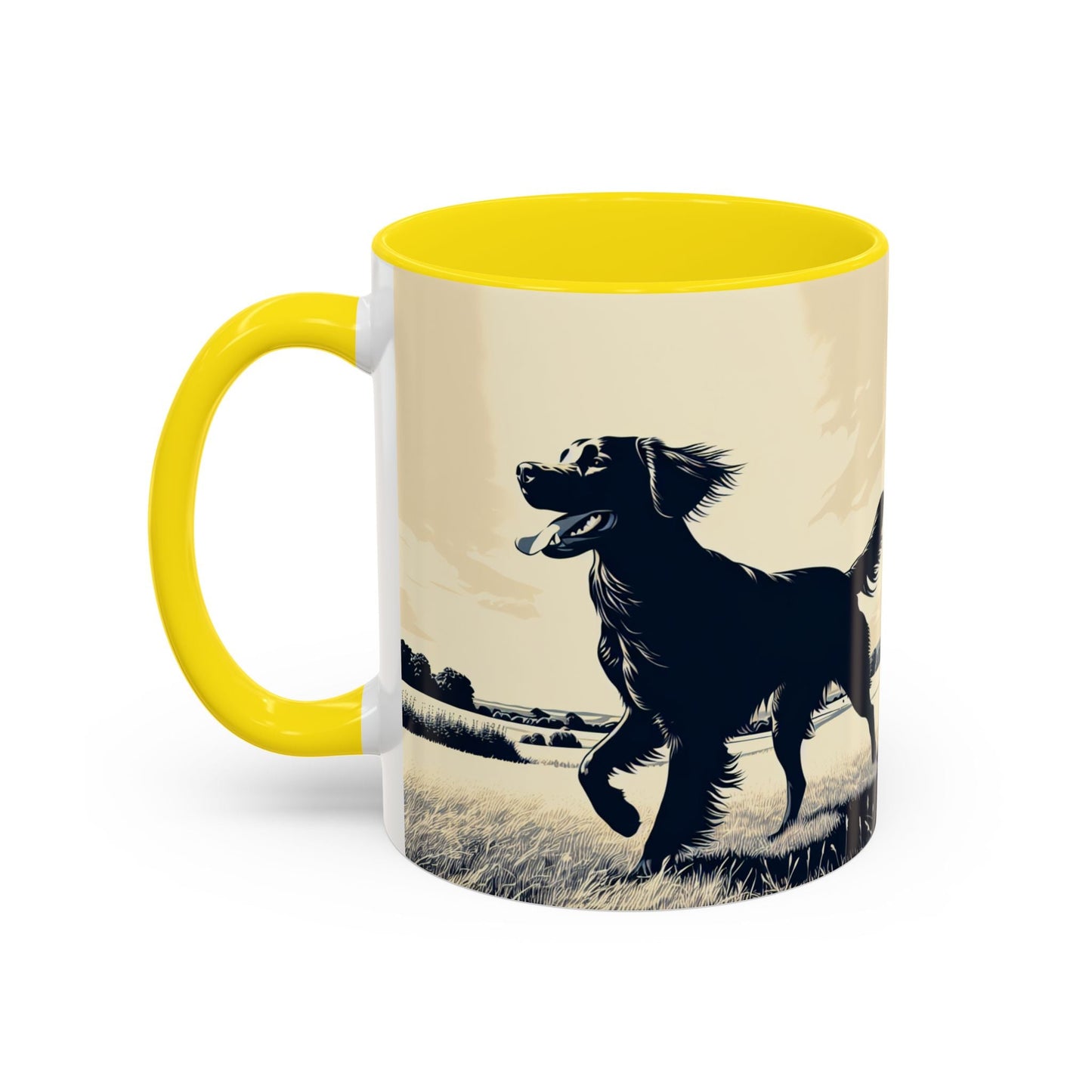 Flat Coated Retriever Accent Coffee Mug - Perfect Gift for