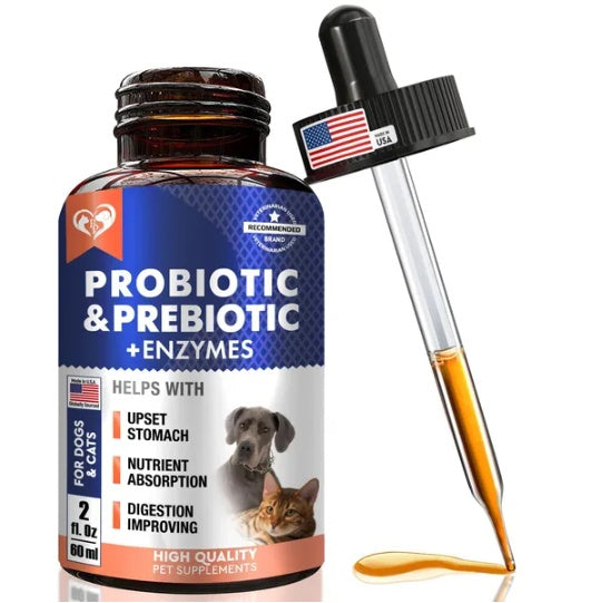 Pet Probiotics - Digestive Enzymes & Prebiotics for Dogs